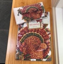 Bardwil  Harvest Gathering  Tablecloth And Na...