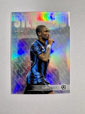 Topps Chrome Silenced Samuel Eto'o SHH-9 Inter Milan UEFA Champions League