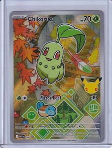 Pokemon Chikorita Card | eBay
