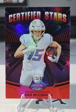 2025 Ladd McConkey /99 Panini Certified Stars Mirror Red #CST-LMY wdr