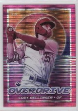 2021 Panini Chronicles Overdrive Pink Pulsar Prizm Cody Bellinger #19 04y8