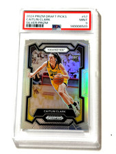 2024 PANINI PRIZM DRAFT PICKS RC SILVER PRIZM #57 CAITLIN CLARK PSA 9 MINT