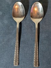 Vintage Edelstahl Rostfrei Teapoons (2)