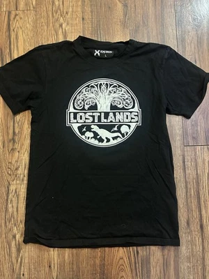 Women’s Excision Lost Lands Music Festival Tour Shirt Size Large Black EDM Dance - Image 1 of 4