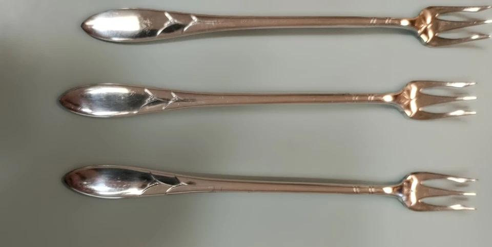 Tenedor de cóctel/marisco vintage Lady Hamilton 6 1/4" ONEIDA envío gratuito  Foto 3 de 4