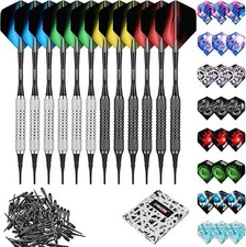 Cyeelife 16 Grams Soft Tip Darts with 42 Flights and 100 Plastic Points
