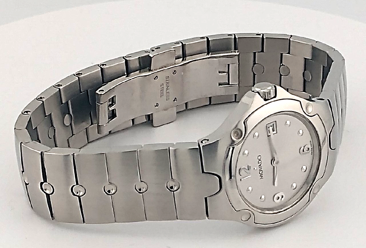 Movado Ladies Sports Edition Stainless Steel Watch 84G41851 Timeless Elegance