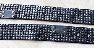 Vintage DIESEL ALL STUDDED BELT Mens 42-43