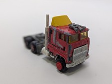 Vintage Majorette Ford Cl9000 Semi Truck Cab Red 187 Scale Made In France