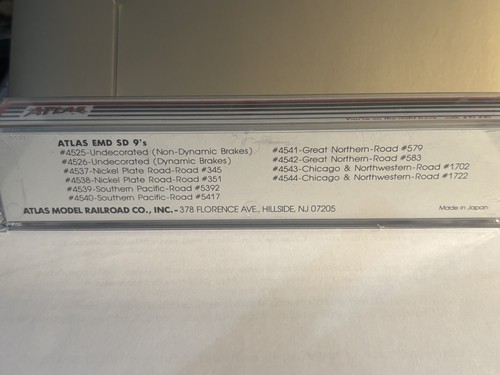 Atlas Kato Spur N Great Northern GN #583 EMD SD9 Diesellok 4542 | Zustand: New