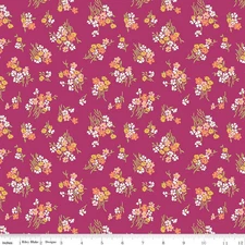 1/4 Yard Liberty Fabrics "Botanist's Walk" Joanne's Bouquet A Quilt Cotton