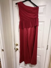Anthropologie One Piece One Shoulder Pleated Tulle On Top