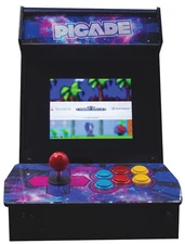 Pimoroni Picade Arcade Tabletop /  Bartop Arcade Pi Cabinet Kit w/ 8" LCD screen