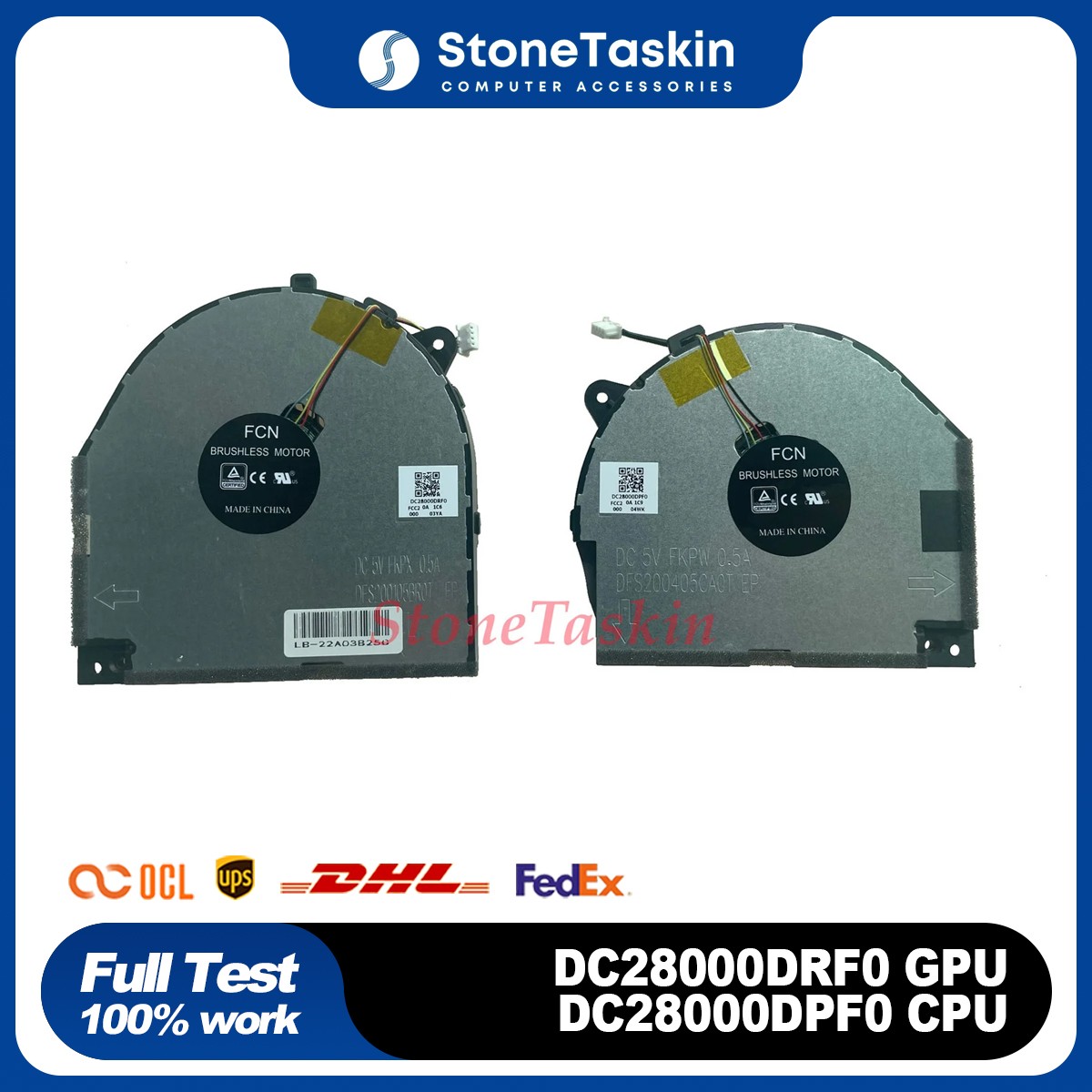 DC28000DPF0 DC28000DRF0 For Lenovo Y7000 Legion Y530 Y530-15ICH CPU And GPU Fan