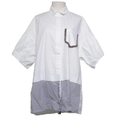 Zara Basic Collection, Kurzarmhemd, Größe: L, model: basic collection, Weiß #inD
