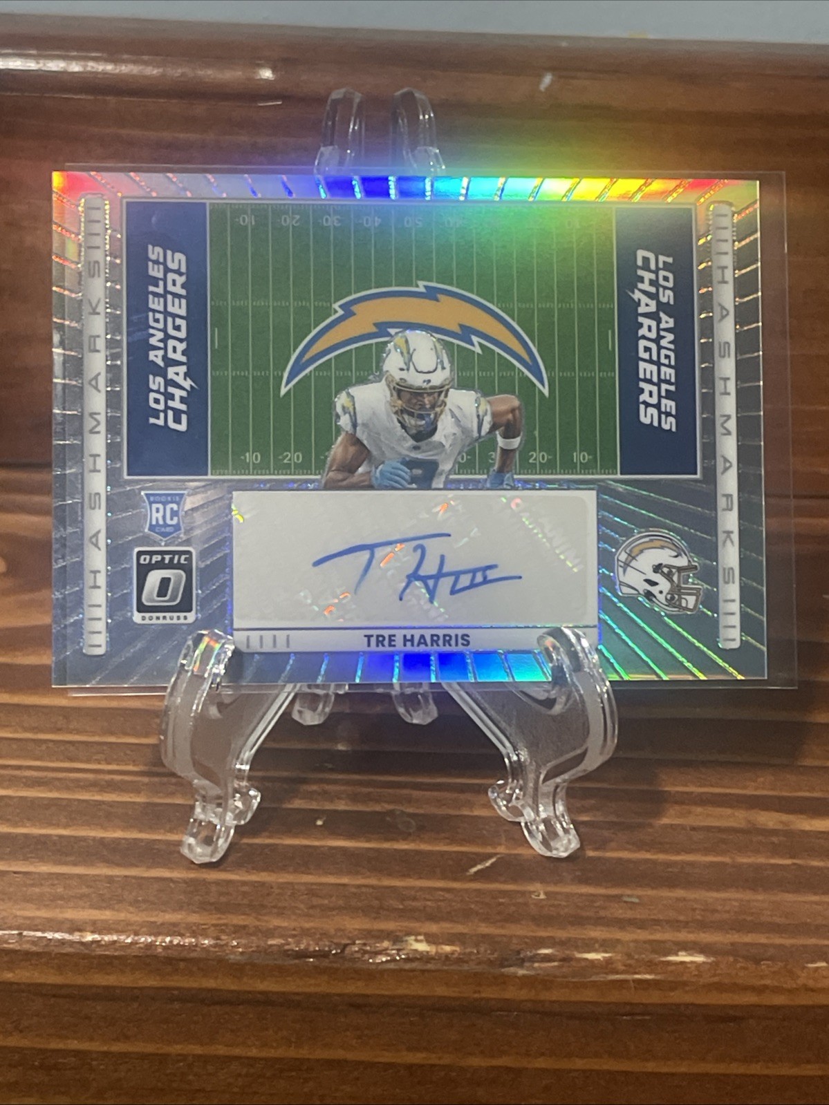 2025 Panini Donruss Optic - Hash Marks Tre Harris #HM-TH (AU, RC)