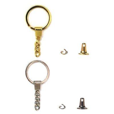 20Pcs Jewelry Making Silicone Keychain Molds Keychain Rings Mold Fondant Molds