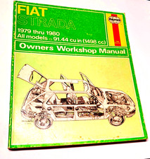 Fiat Strada 1979 Thru1980 Owners Workshop Manual Softcover Book 1981