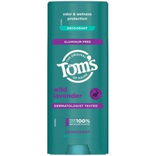 Tom's of Maine Deodorant, Wild Lavender Scent, Aluminum Free