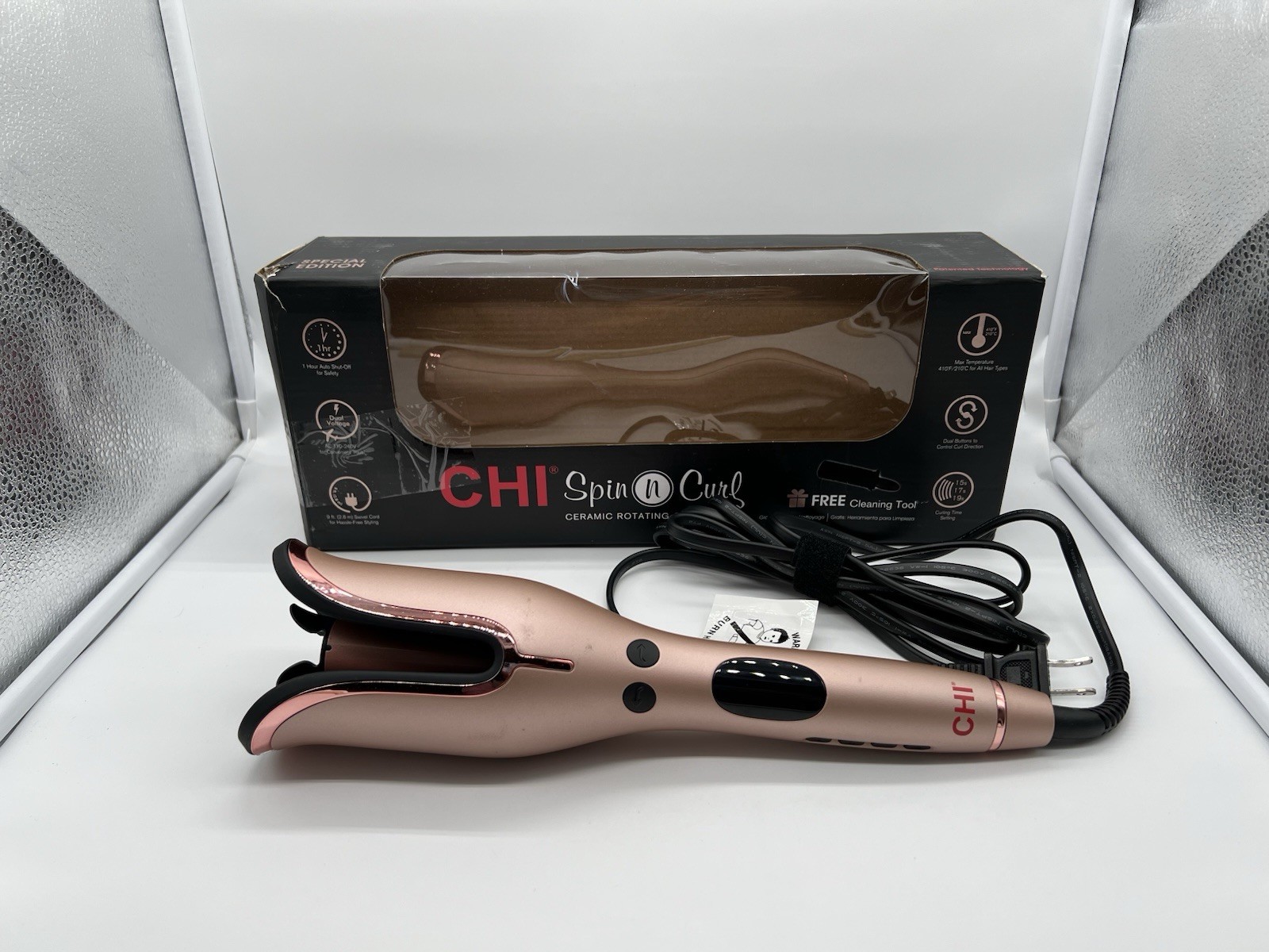 CHI Spin N Curl Special Edition Rose Gold Hair Curler 1