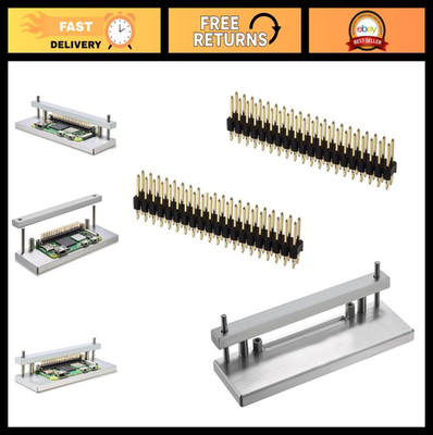 Heavy Duty Hammer-in Pin Header Install Rig for Raspberry Pi Zero & W - 2x 40 Pi