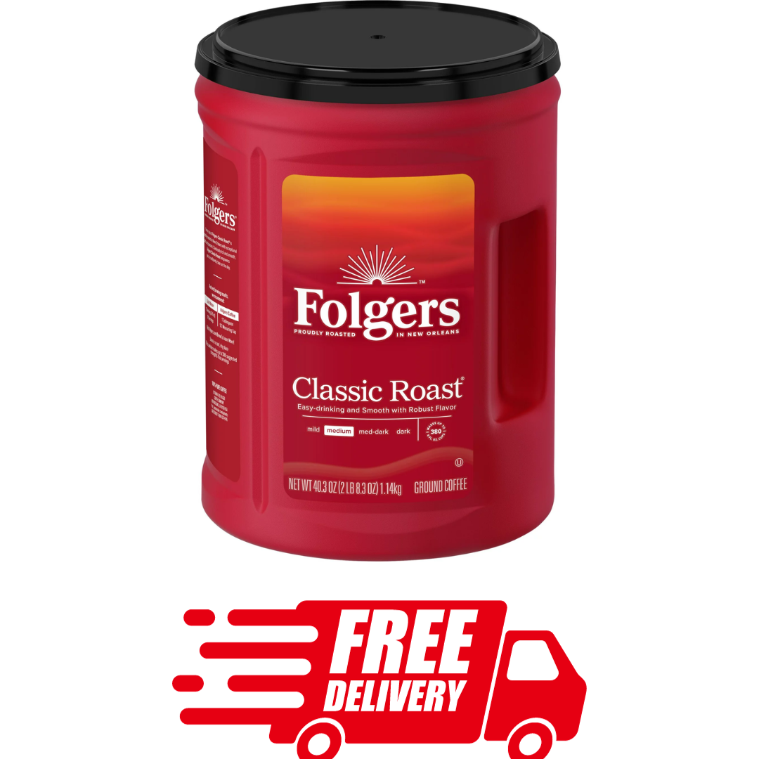 Folgers Classic Roast Ground Coffee, 40.3Ounce 25500304199 eBay