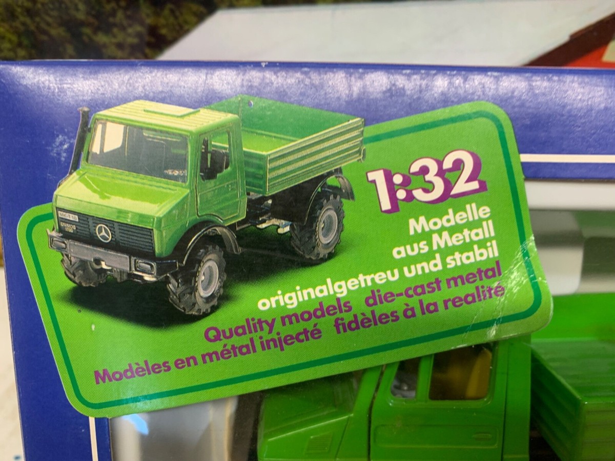 SIKU.1:32.FARM.MERCEDES UNIMOG 1700.DIESEL TIPPER TRUCK.4x4