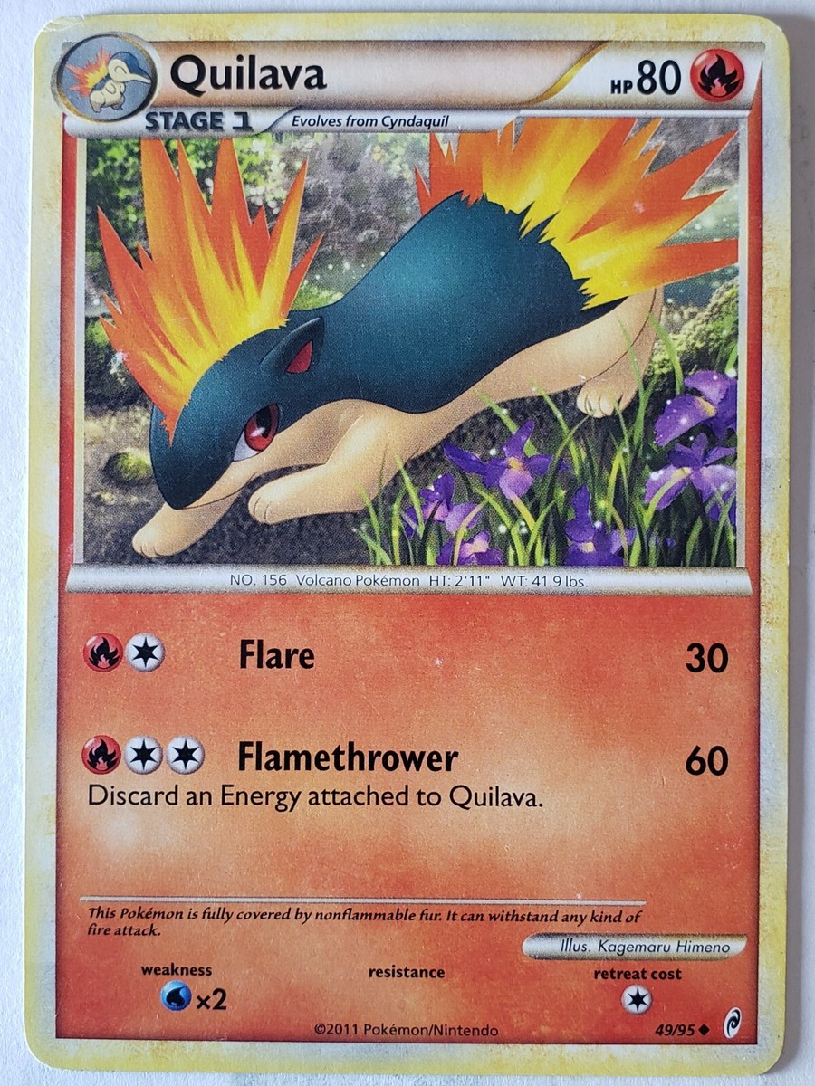 Quilava 49/95 PL - Call Of Legends Pokemon Card - Kagemaru Himeno