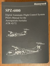Honeywell SPZ-6000.Pilots Operating Manual ATR 42/72 .July 1990