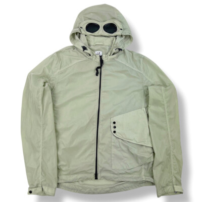 C.P. Company Sage Green Chrome Goggle Jacket | eBay