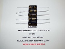   8uF@500volt ELECTROLYTIC CAPACITOR, AXIAL, ...
