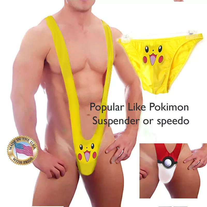 Popular Like Pokemon swim speedo yellow pokemon or red