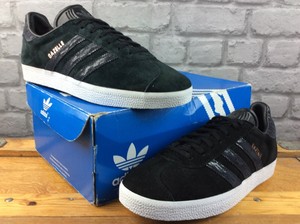 ADIDAS OG LADIES UK 7 EU 40 2/3 GAZELLE SUEDE TRAINERS BLACK ROSE GOLD M |  eBay