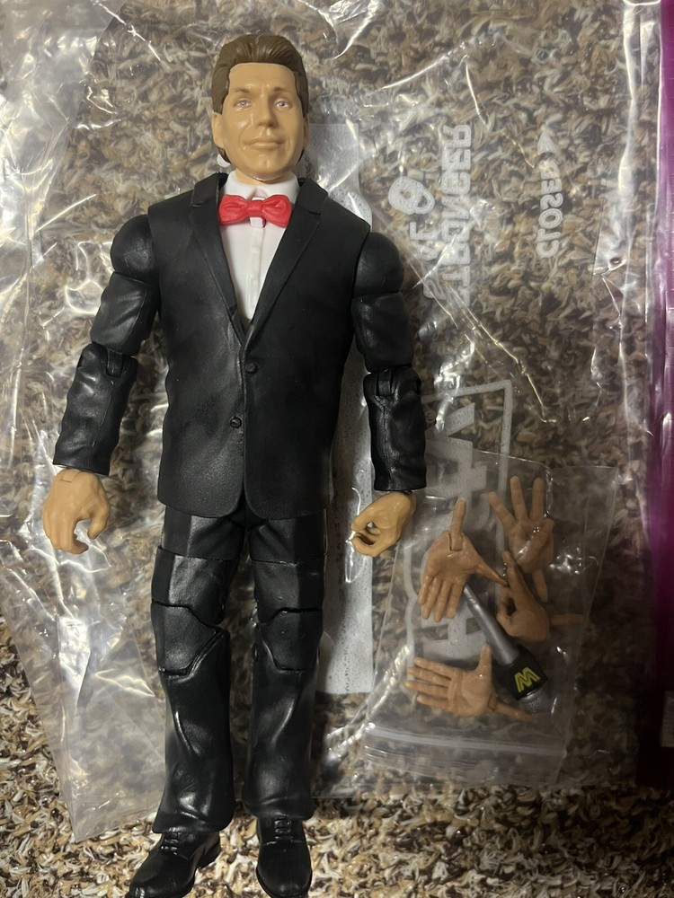 WWE Mattel Mr Vince McMahon BAF Build A Figure Elite Series Wrestlemania 38 2022