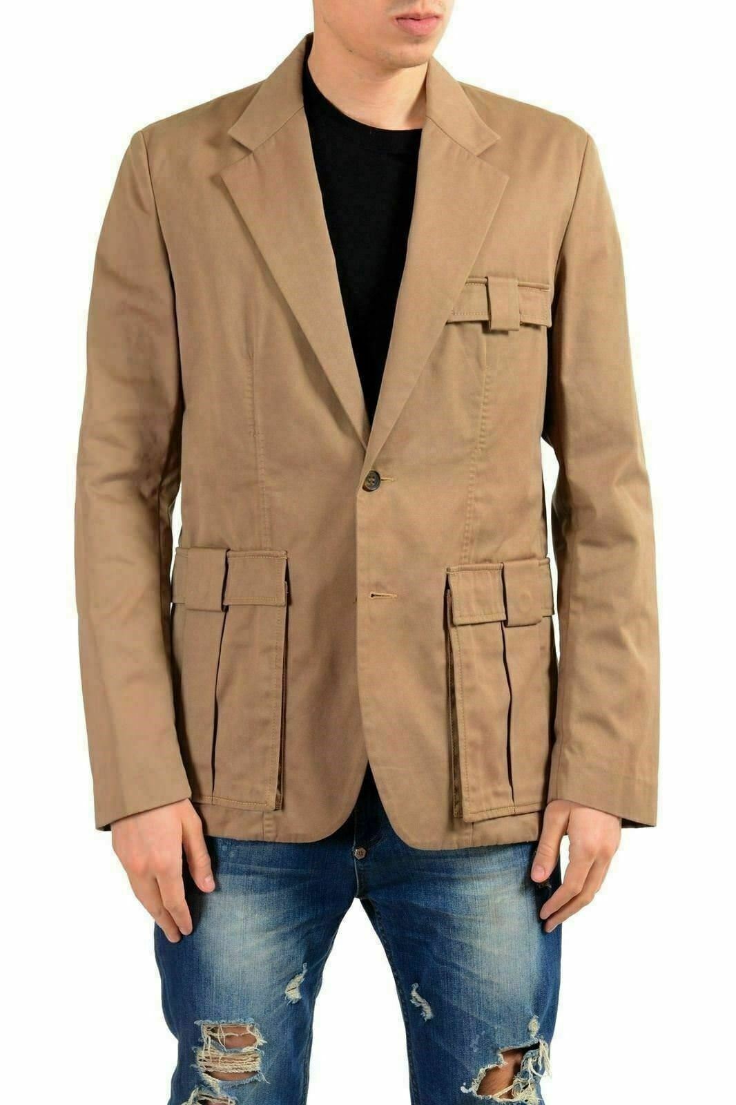 Мужской бежевый блейзер на двух пуговицах Malo спортивное пальто цена US 40 IT 50 33290₽