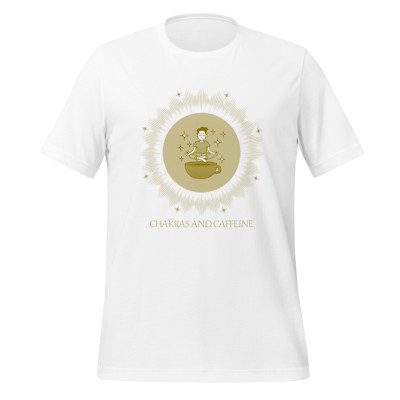 Chakras And Caffeine Unisex Classic T Shirt Meditation Coffee Graphic Tee