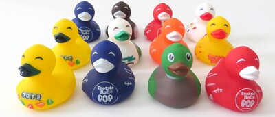 One Dozen 2 Inches Tootsie Rubber Duckies