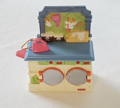 Fisher Price Loving Family Dollhouse Laundry Room Washer And