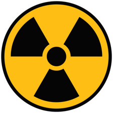 Radioactive Biohazard Nuclear Radiation Symbol Sticker Laptop Bumper Decal Rs5
