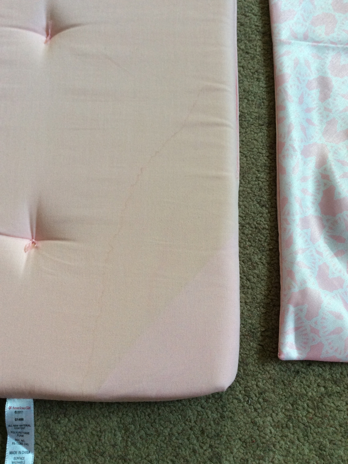 American Girl Doll Cecile & Marie Grace Half Canopy Bed & Bedding