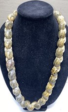 VINTAGE HAWAIIAN HUGE 32” XXL KUPEE SEA SHELL LEI  FROM 1940’s HAWAII NERITE