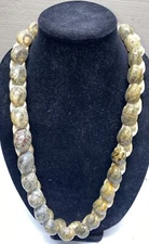 VINTAGE HAWAIIAN HUGE 32” XXL KUPEE SEA SHELL LEI  FROM 1940’s HAWAII NERITE