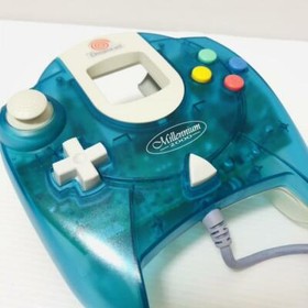 SEGA Dreamcast Controller Millennium 2000 HKT-7700 Aqua blue Japan JP import