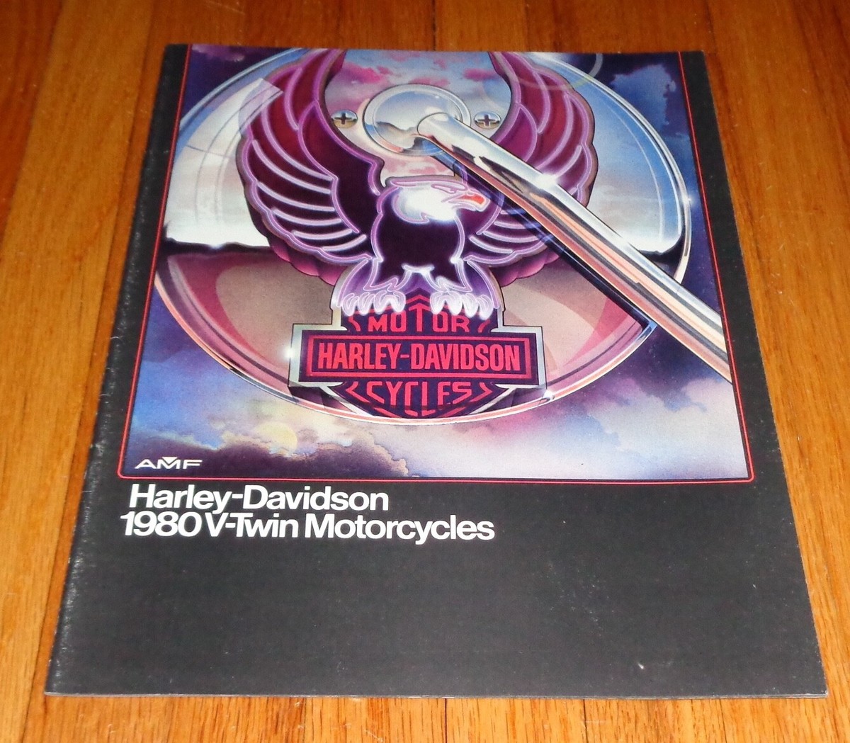 1980 Harley Davidson V-Twin Motorcycle Deluxe Sales Brochure