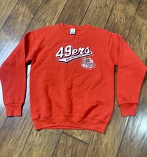Vintage San Francisco 49ers Salem Sweatshirt Youth XL (18-20) USA Made Red