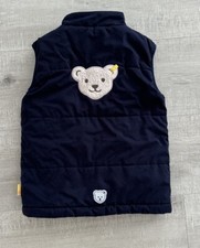 Steiff Jungen Weste Mit Teddybär Applikation - Wind- & Wasserabweisend