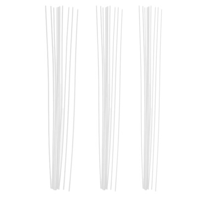10 Stück ABS Rund Kunststoff Stab Modellbau Bau DIY Stab Stöcke Massiv Stab