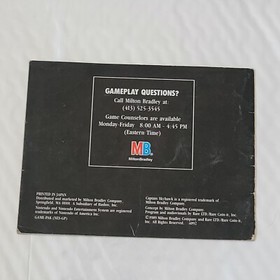 Milton Bradley Captain Skyhawk Nintendo Manual Folleto de instrucciones NES-YW-USA
