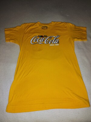COCA COLA TASTE TOUR ''VIVA LA COCA COLA'' YELLOW T-SHIRT - SIZE M