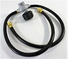 BBQ Pro Gas Grill  21" Dual LP Propane Regulator & Two Hoses QCC1 New